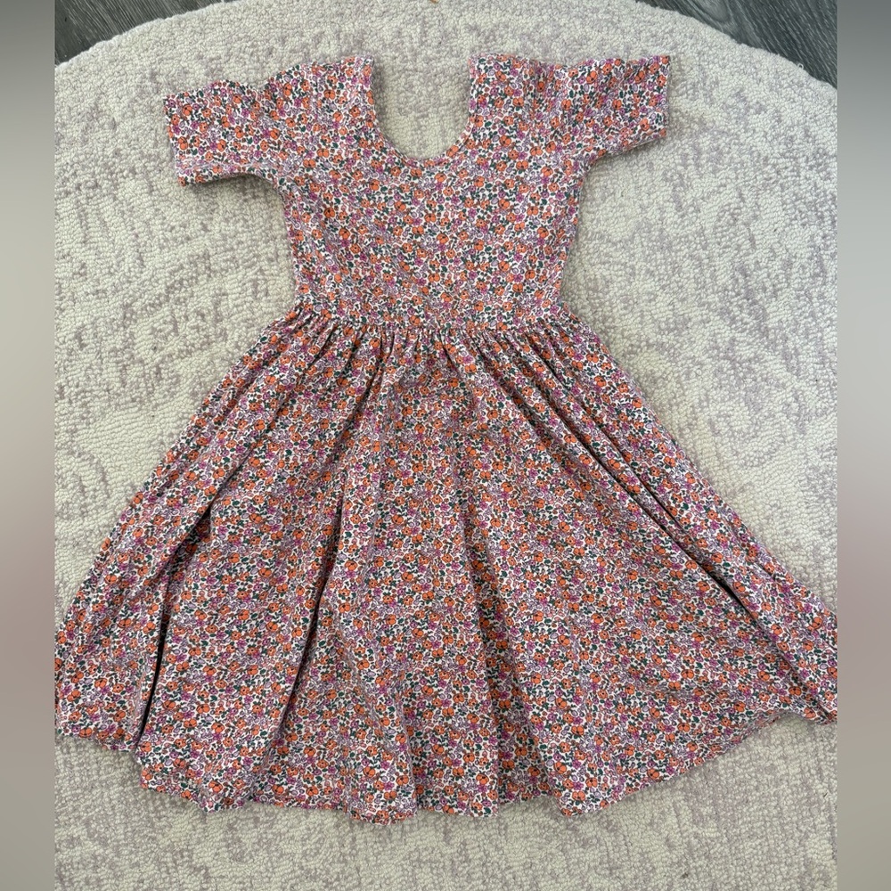 Alice + Ames The Short Sleeve Ballet Dress in Prim Floral